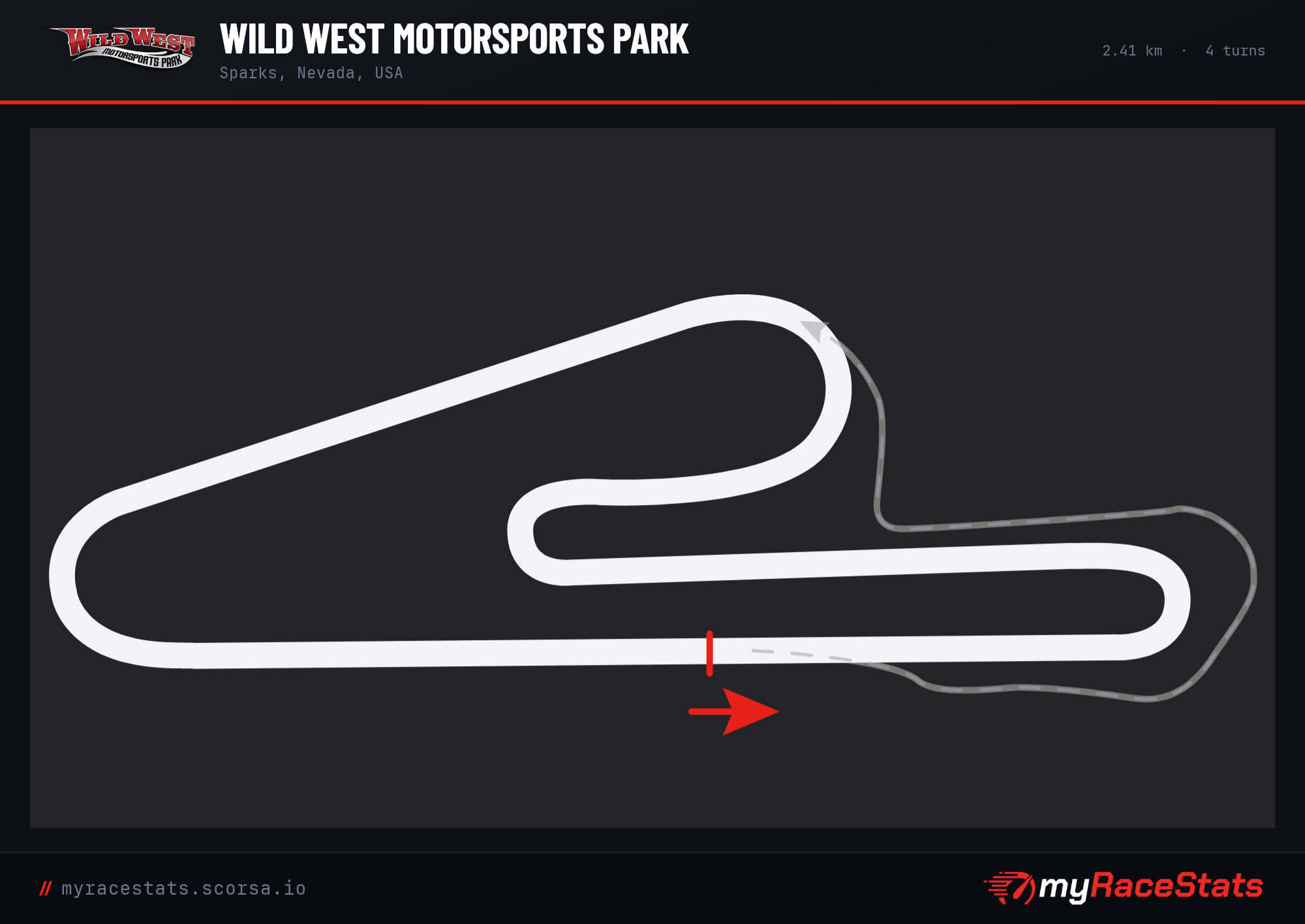 Wild West Motorsports Park  track map