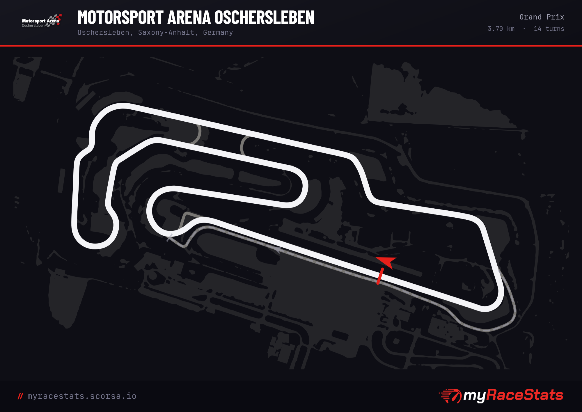 Motorsport Arena Oschersleben Grand Prix track map
